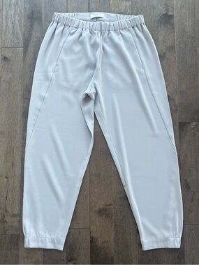 Babaton Jogger Pants | Stone | Size S | Elastic Waist | Cropped